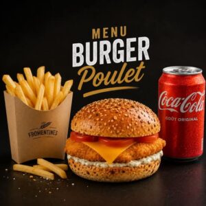 Burger Poulet (Formule Midi)