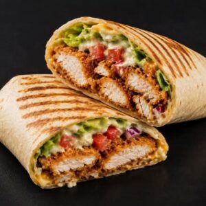 Wrap poulet croustillant